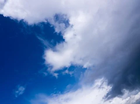 The white clouds. 스톡 사진