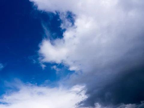 The white clouds. 스톡 사진