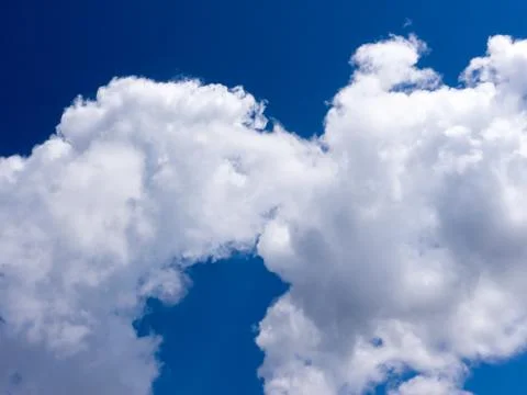 The white clouds. Photos