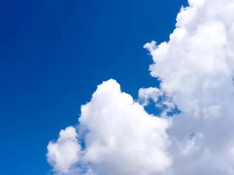 The white clouds. Foto stock