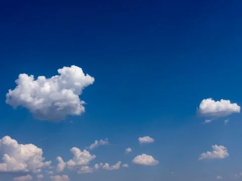 The white clouds. Foto stock