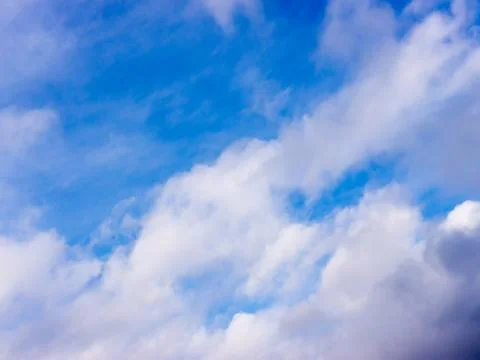 The white clouds. 스톡 사진