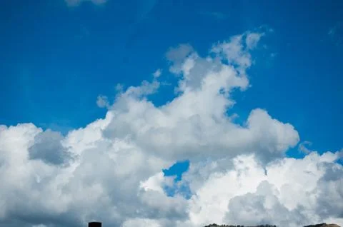 White clouds Stock Photos