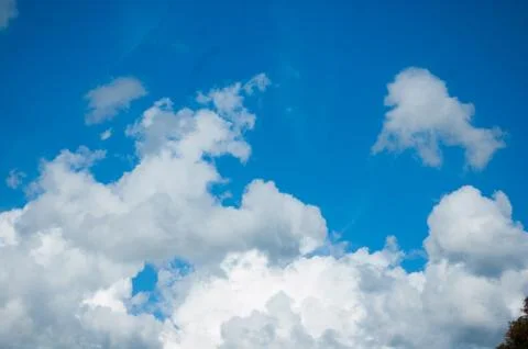 White clouds Stock Photos