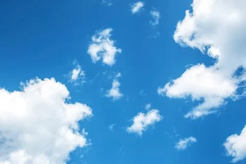 White clouds Stock Photos