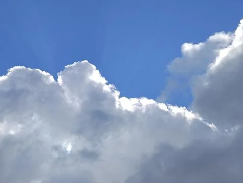 White clouds Stock Photos