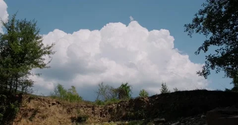 White clouds in the sky Video stock 137649515