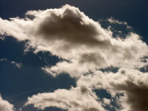 White Clouds in Sky Stock Photos