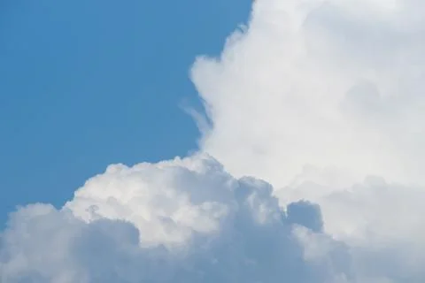 White clouds in the sky Stock Photos