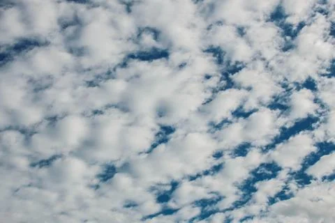 White clouds on sky. Stock Photos