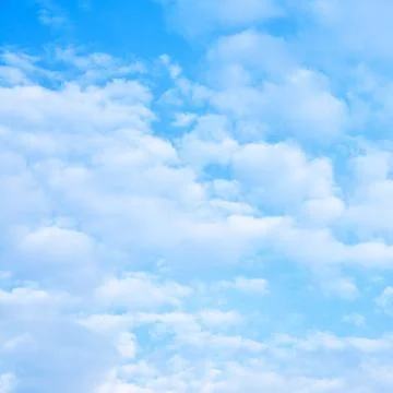 White clouds in the sky Stock Photos