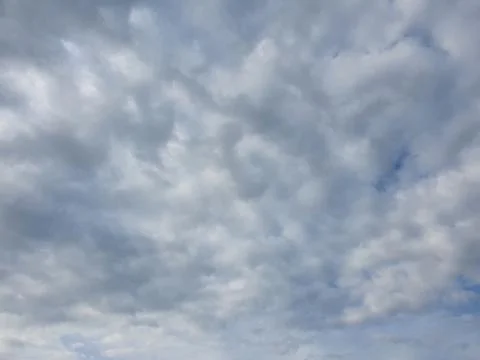 White clouds in the sky Stock Photos