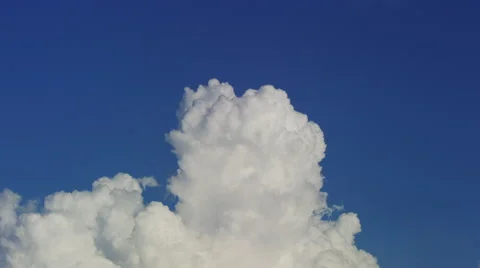 White Clouds in Sky in Time Lapse Stock Footage 59365540