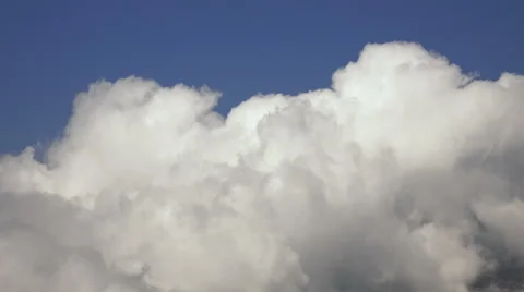 White clouds in sky timelapse 4k Stock Footage 56912660