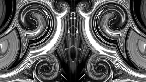 White clouds Sky wall pattern art 3d visuals motion background vj loop 스톡 동영상 100267121