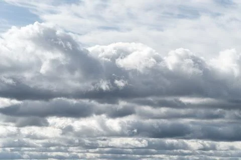 White clouds on a summer blue sky. Photos