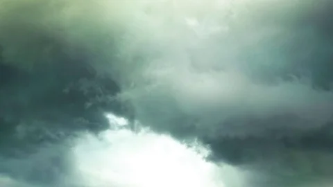 White clouds in sunny sky Stock Footage 76199551