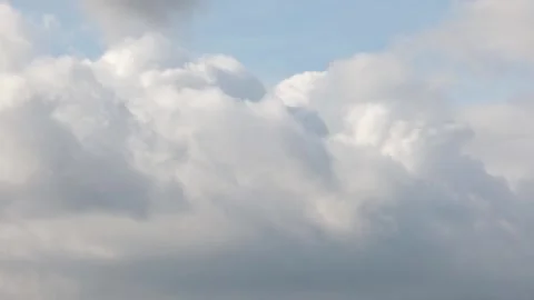 White Clouds time lapse Stock Footage 264679012