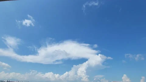 White Clouds time-lapse series Video stock 219525413