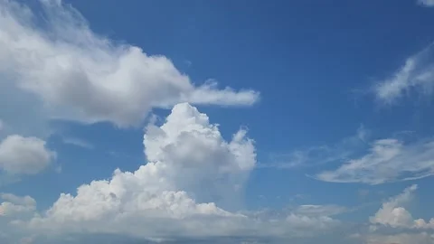 White Clouds time-lapse series Video stock 219525415