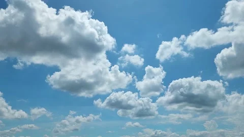 White Clouds time-lapse series Video stock 219525424