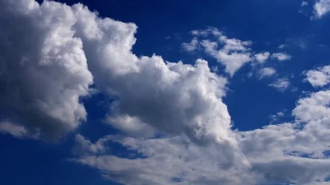 White clouds time lapse. Shot in 4k 2160p UHD video Stock Footage 78313516