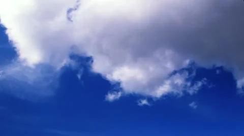 White clouds time lapse t3374 Stock Footage 11526261