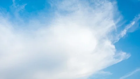 White clouds timelapse. Cloudy heaven at beautiful weather Stock Footage 107772133