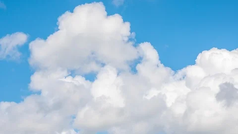 White clouds timelapse. Cloudy heaven at beautiful weather Stock Footage 107773279