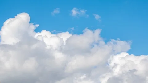 White clouds timelapse. Cloudy heaven at beautiful weather Stock Footage 107792845