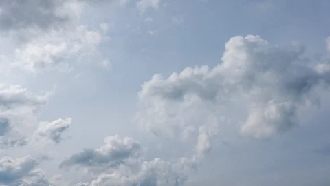 White clouds timelapse. Cloudy heaven at beautiful weather Stock Footage 107793317