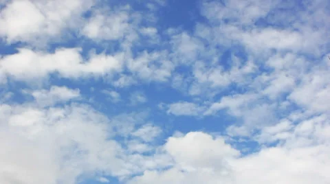 White clouds timelapse. Video stock 35094777