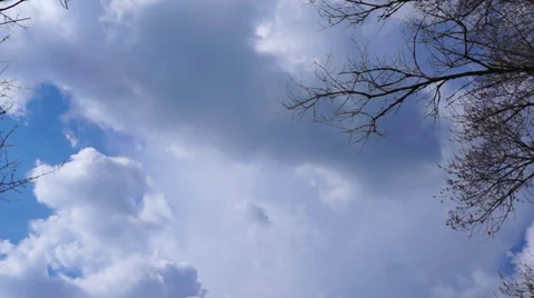 White clouds. Timelapse. Stock-Footage 37396031