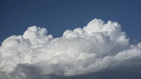 White clouds timelapse Stock Footage 135227979