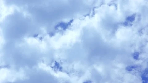 White clouds timelapse Stock Footage 196936376