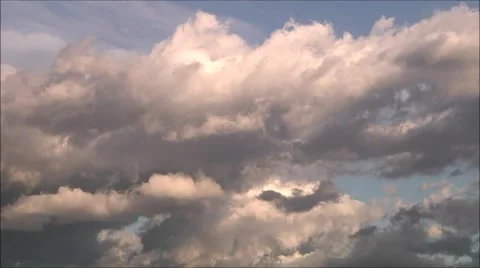 White clouds timelapse. N2 32x Video stock 43066755