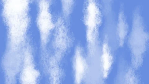 WHITE CLOUDS VERTICAL ISOLATED 2 Stock Footage 247204748