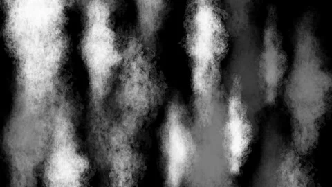 WHITE CLOUDS VERTICAL ISOLATED 3 Stock Footage 243590836