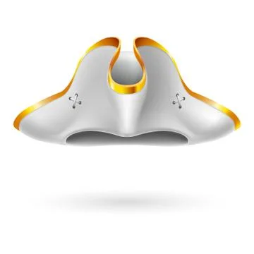 White cocked hat Stock Illustration