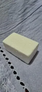 White coconut soap Stock Photos
