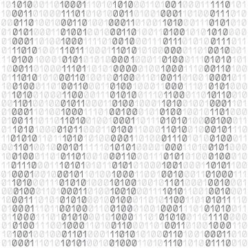 White code background Stock Illustration