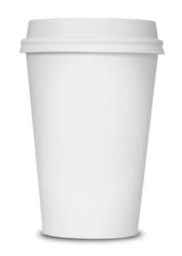 White coffee cup Stock Photos