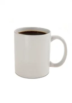 White Coffee Cup Stock Photos