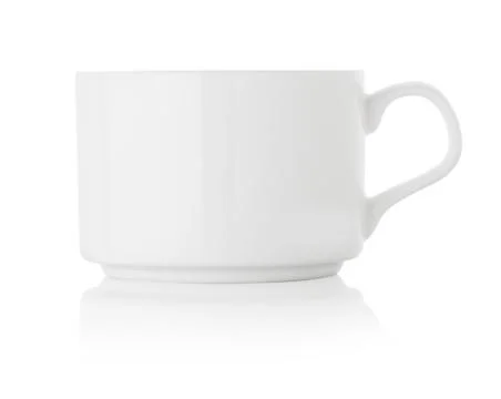 White coffee cup Foto stock