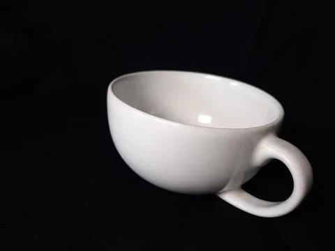 White coffee cup Stock Photos