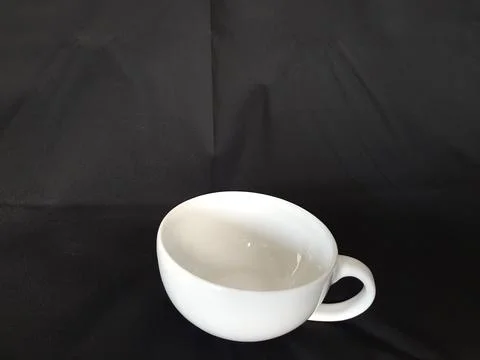 White coffee cup Stock Photos