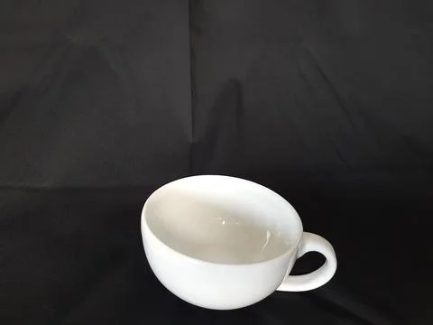 White coffee cup Stock Photos