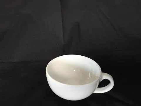 White coffee cup Stock Photos