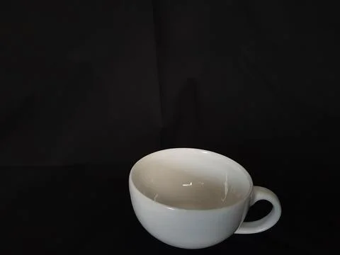 White coffee cup Stock Photos