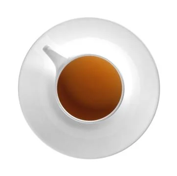 White coffee cups Stock Illustration